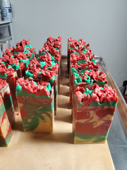 Navidades en Septiembre/Christmas in September/ Beer Soap